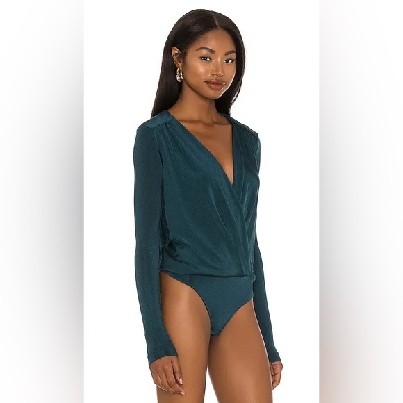 Free People Turnt Bodysuit in Pine NWT. Size XS - Picture 7 of 13